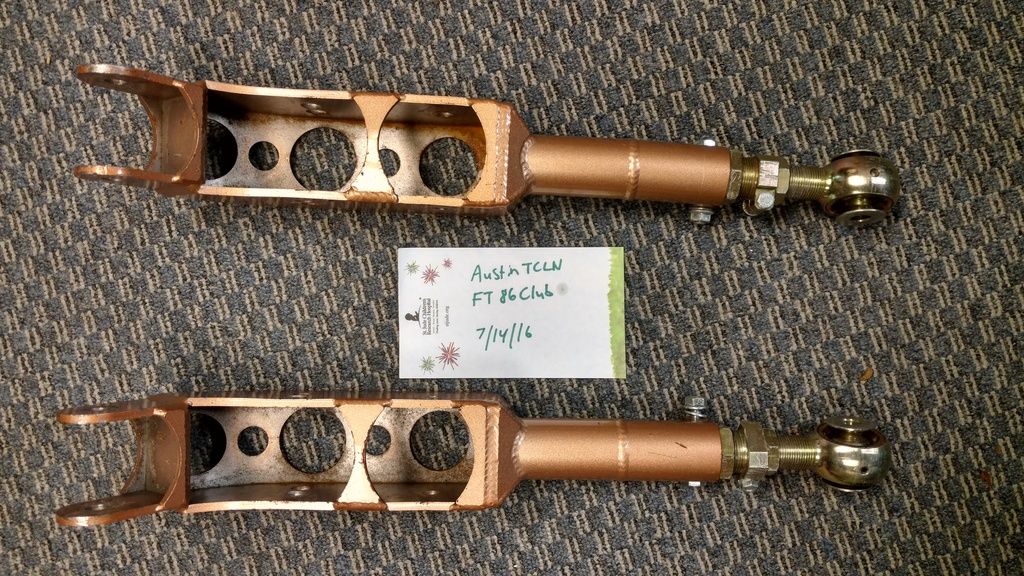 SOLD Powered by Max Rear Lower Control Arms PBM LCA Toyota GR86, 86